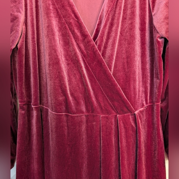 a new day Velvet Long Sleeve Dress XL - Picture 2 of 7